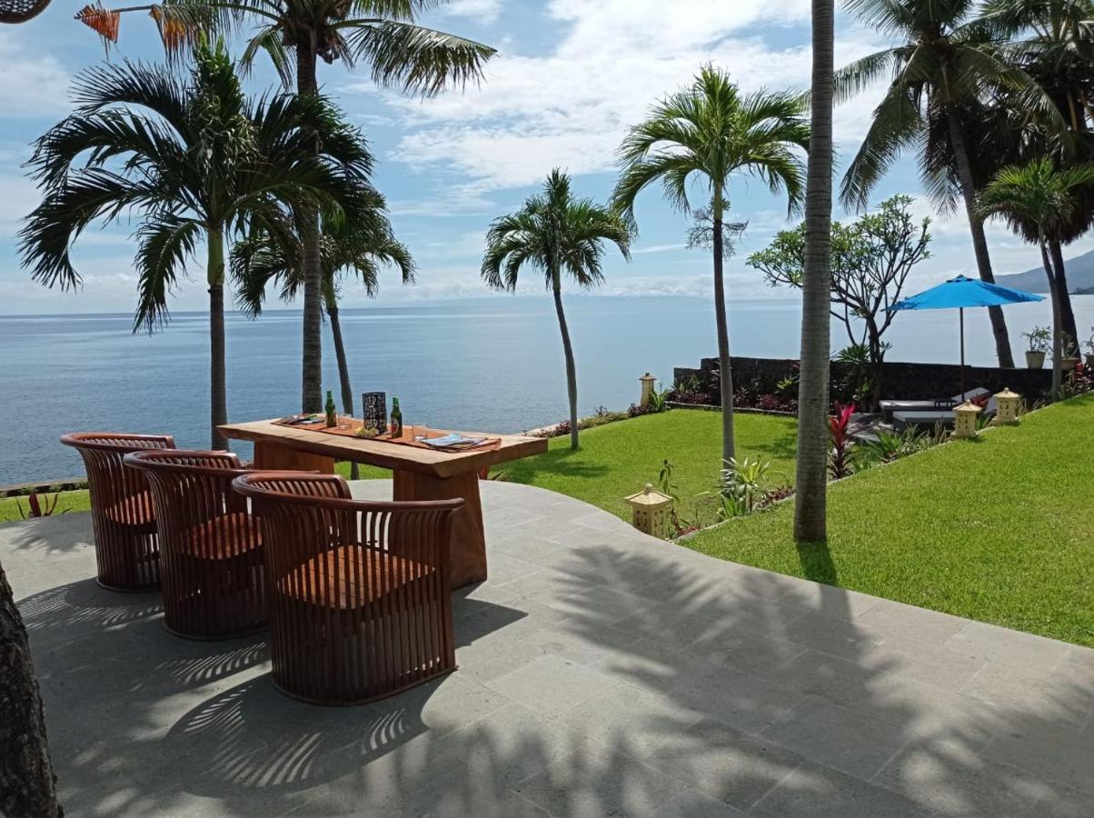 Absolute Beachfront, Paradise, 3Br Villa With Private Pool On 1200M2 Of Tropical Land Tulamben Dış mekan fotoğraf