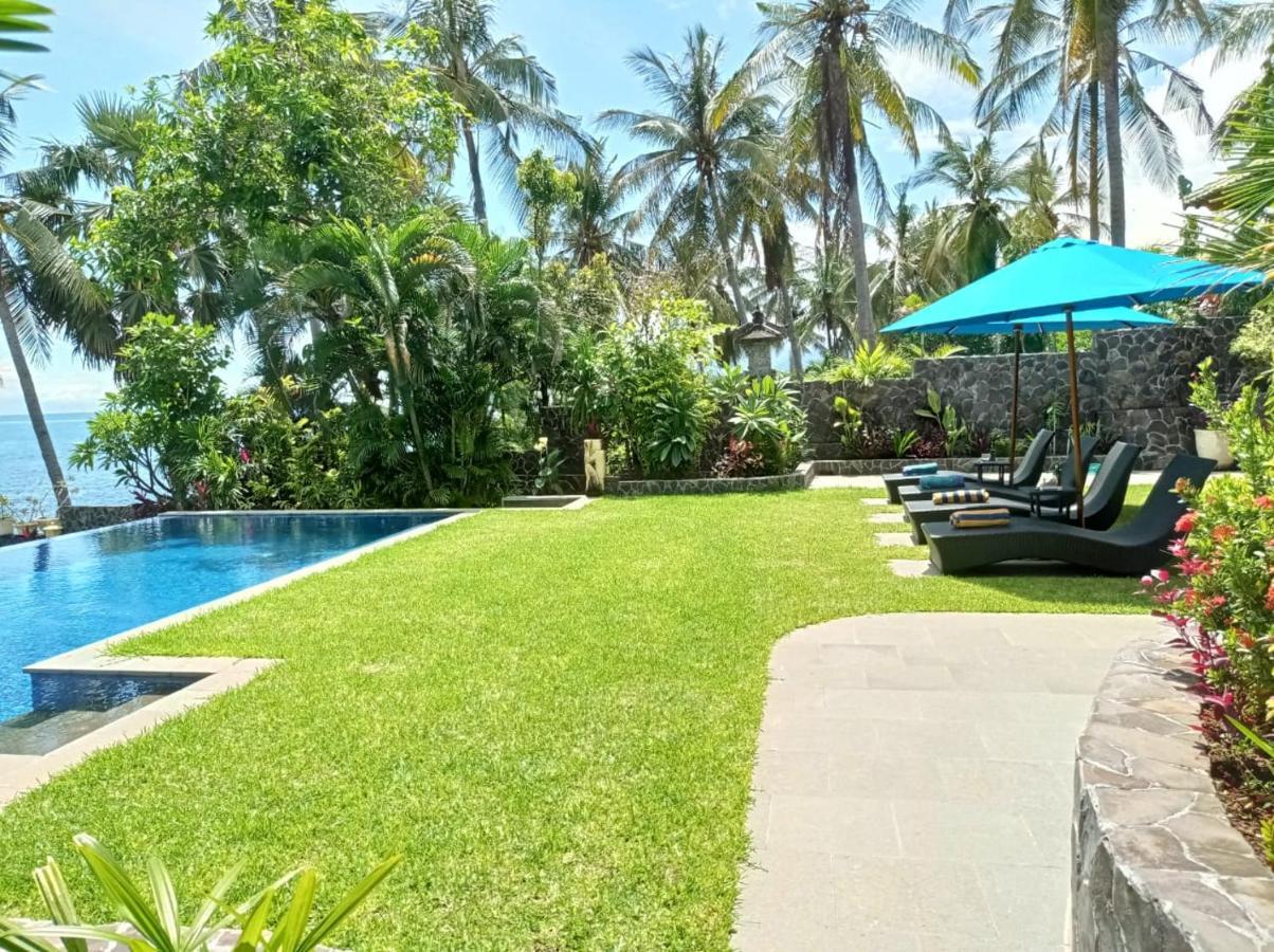 Absolute Beachfront, Paradise, 3Br Villa With Private Pool On 1200M2 Of Tropical Land Tulamben Dış mekan fotoğraf